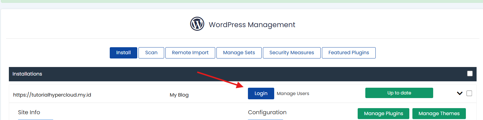 Page Login