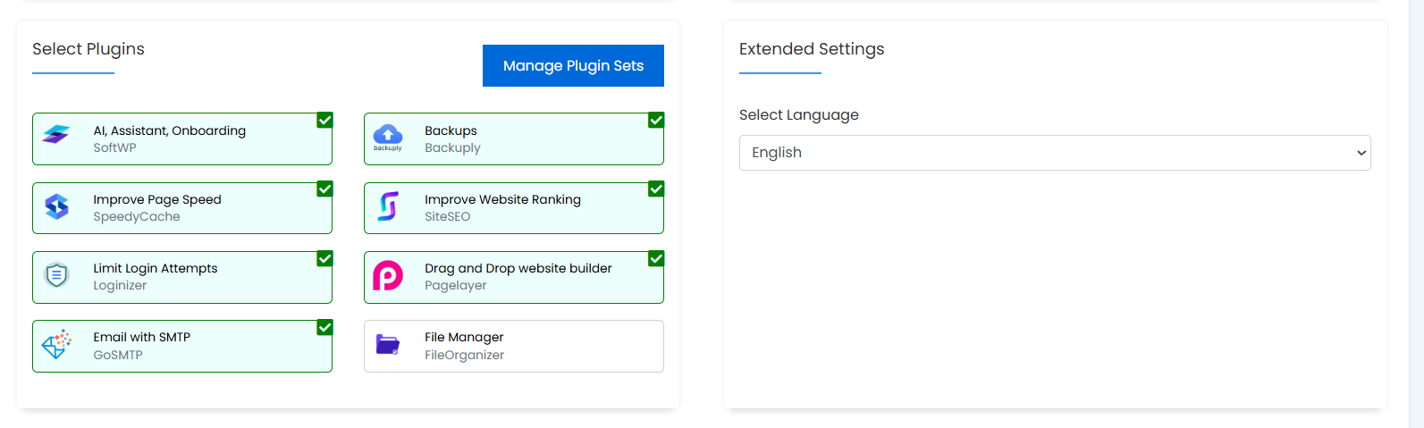plugin manage