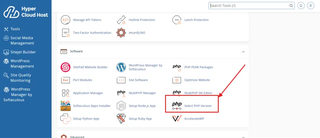 selct php